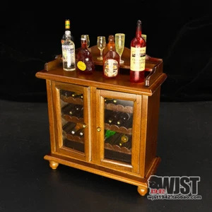 Soldier 1/6 1/12 Modern Trend Buffet Bar Mini Bar Nightstand Scene Model - Picture 1 of 5
