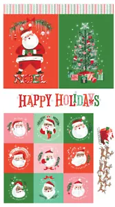 Jill Howarth Twas Panel 23" x 43" ~ Riley Blake Weihnachten Urlaub Santa Stoff - Bild 1 von 7