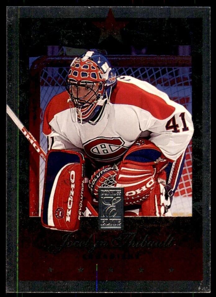 1996-97 Donruss Elite Jocelyn Thibault . Montreal Canadiens #1 - Image 1 of 2