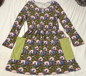 Matilda Jane Grow Together Dress The Adventure Begins EUC Girls Size 16 - Picture 1 of 2