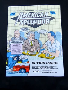 AMERICAN SPLENDOR #8 - HARVEY PEKAR COMIC 1983 R CRUMB BROWN CAVEY - Picture 1 of 3