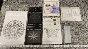 Lote de transferencia planchado estrás brillante metálico nupcial incluyendo Swarovski - Imagen 1 de 3