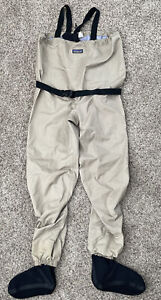 Vintage 90s Patagonia XL Fishing Waders Belted Suspender Pants EUC