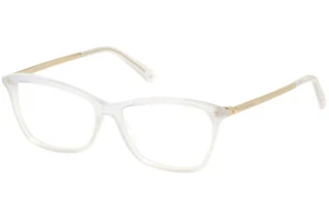Swarovski SK5314 024 White Plastic Optical Eyeglasses Frame 54-14-140 SW5314 RX - Picture 1 of 4