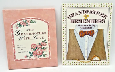 DE ABUELA CON AMOR Y ABUELO RECUERDA MEMORIA HB LIBROS ÁLBUMES DE RECORTES Foto 1 de 4