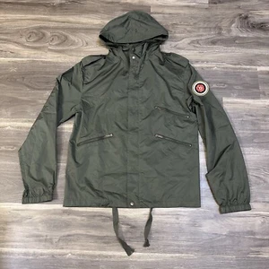 Saint Laurent Jacket Mens Size 46 Rose Appliquéd Military Hooded MSRP $1,790 - Picture 1 of 23