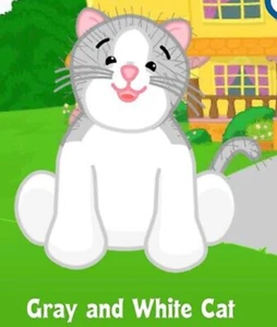 Webkinz Lil'kinz grau-weiße Katze NUR CODE - Bild 1 von 1