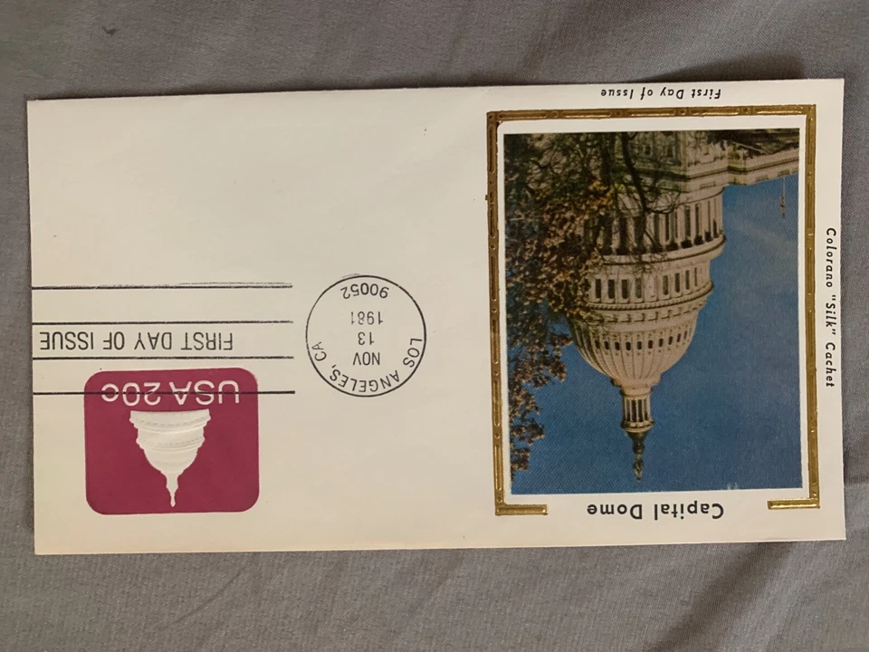 FDC CAPITAL DOME POSTAL STATIONERY - 1981 FDC - Image 1 of 1