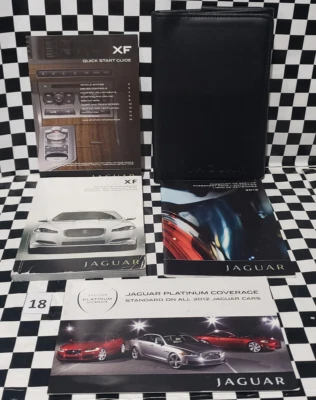Jaguar XF 2012 manual del propietario con todos los libros ilustrados, bolsa de cuero - juego de 5 piezas Foto 1 de 4