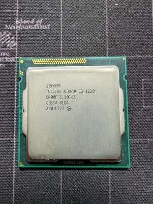 Intel Xeon Quad Core E3-1220 3.10GHz 8Mb Cache LGA1155 SR00F - Image 1 of 2