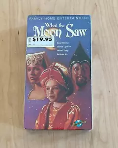 WHAT THE MOON SAW (1990) Sealed VHS FHE Adventure Fantasy Family Holidays Theate - Picture 1 of 7