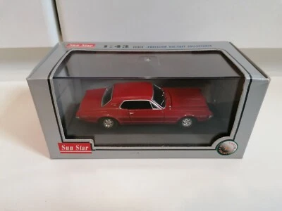 SUN STAR MERCURY COUGAR 1968 RED ROSSA 1:43 1 / 43 ART. 10100 MODEL AUTO - Immagine 1 di 4