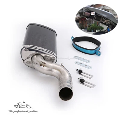 Sistema de tubo de escape medio Slip On Ninja ZX6R para Kawasaki ZX636 2004-2008 Foto 1 de 4