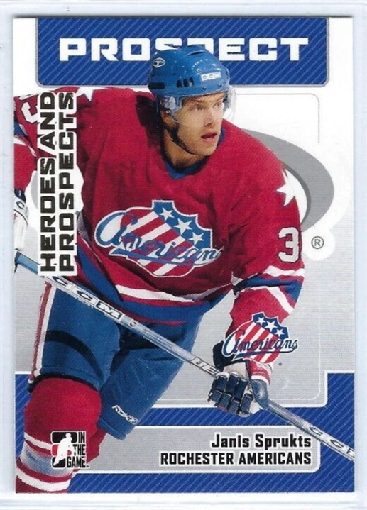 2006-07 ITG Heroes & Prospects Update #174 Janis Sprukts - Image 1 of 1