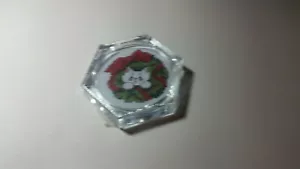 MCG Textiles Christmas Kitty Clear Acrylic Coaster Counted Cross Stitch - Picture 1 of 2
