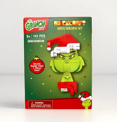 NEW Brickcraft Dr. Seuss GRINCH DECORATION 141pc Brick Building Toy Set - Image 1 of 4