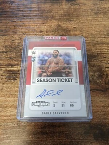 Gable Steveson 2022 Panini WWE Chronicles Contenders Rookie Ticket Auto RC - Picture 1 of 2