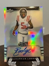 2019 Leaf Metal Draft #BA-DL2 Damarkus Lodge Auto Rookie RC Ole Miss
