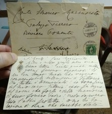 1897 136) AUTOGRAFO DELLA PRINCIPESSA RIBELLE MARIA LETIZIA BONAPARTE DI SAVOIA