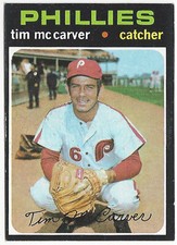 1971 Topps Tim McCarver #465 Philadelphia Phillie Catcher