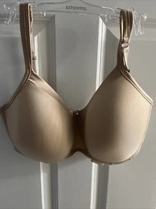 NWT Amoena 42C Mastectomy Bra Lara SB #44214 Nude Wireless Shaped Foam Cups New - Picture 1 of 5