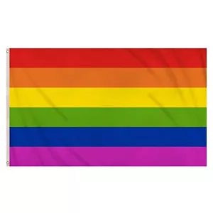 Regenbogenflagge 5x3 Fuß große Gay Pride Flagge LGBTQ + Festival Parade Flagge Stolz Flaggen - Bild 1 von 5