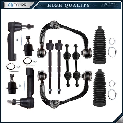 Brazo de control delantero y rótula de 12 piezas extremo de varilla de amarre para Ford F-150 2009-2014 Foto 1 de 4