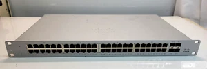 Cisco Meraki MS120-48-HW Gigabit Ethernet Switch x1 MA-SFP-1GB-TX - Picture 1 of 9
