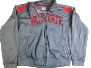NC State Jacket Adult Large North Carolina Wolfpack Pockets Full Zip Fleece Mens - Picture 1 of 7