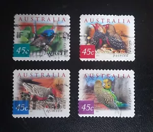 Complete Australia used stamp set: 2001 Desert Birds - Picture 1 of 1