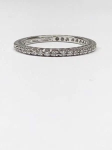 Anello veretta riviera anniversario oro 18 kt diamante 0.25 F/color vs affare - Foto 1 di 9