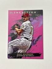 2021 Topps Inception Max Scherzer Pink /99 Washington Nationals 
