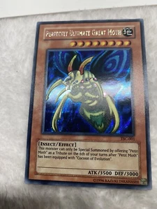 Yu-Gi-Oh! TCG Perfectly Ultimate Great Moth TSC-001 Secret Rare Holo MP - Picture 1 of 22