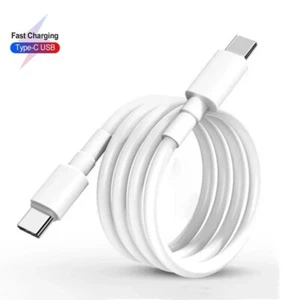 Type-C to Type-C Charging Cable 2.4A Super-Fast Cable Samsung Huawei Xiaomi Type - Zdjęcie 1 z 7