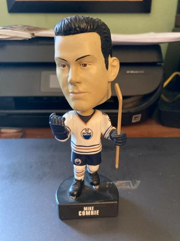 MICHAEL COMRIE EDMONTON OILERS NHL BOBBLEHEAD UPPER DECK 2002 Cover