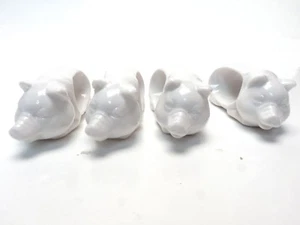 4 CERAMIC PIGGY NAPKIN RINGS BB5B718 - Bild 1 von 8
