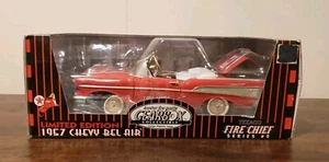 Gearbox Texaco Fire Chief Red 1957 Chevy Bel Air Diecast Pedal Car Bank 1:25 New - Picture 1 of 8