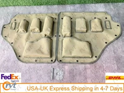 Canvas Door Cover Organizer/Storage set for WIllys Jeep CJ2A/CJ3A - Image 1 of 4