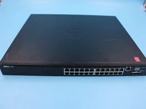 Dell Networking N2024P 24-Port 1GbE PoE+ RJ45 Network Switch TESTED - Picture 1 of 3