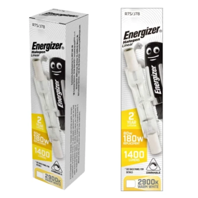 R7S 80W 180W 78mm Floodlight Security Linear Bulb Replacement Halogen Energizer - Image 1 of 4