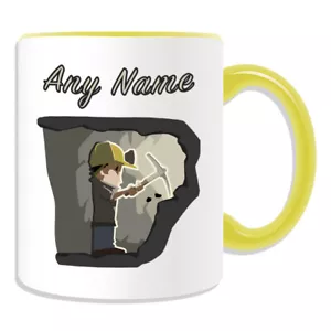 Personalisierte Geschenk Bergmann Höhle Tasse Tasse Geburtstag Weihnachten Name Text Ihn Ihr Kind - Bild 1 von 18