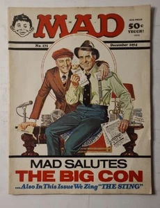 Classic MAD Magazine #171 December 1974 THE STING Norman Mingo Cover Nixon - Picture 1 of 6