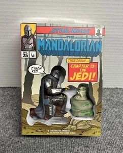 Star Wars THE MANDALORIAN Hallmark 2 Pack Christmas Ornaments Baby Yoda - Picture 1 of 3