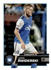 2023 Topps MLS Soccer Base Card - 135 Karol Świderski - Charlotte FC