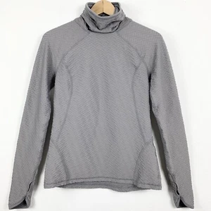 Sudadera Lucy Talla Pequeña Gris Cuello Tortuga Manga Larga Agujeros para los Pulgares Transpirable - Imagen 1 de 5