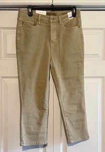 Judy Blue Women’s High Waist Capris Khaki Denim Stretch Size 9/29 NWT - Picture 1 of 8