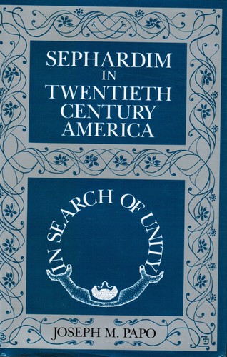 Sephardim in 20th Century America: in Search of Unity | eBay