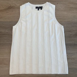 Theory Cirrus weißes ärmelloses Top Damen Large Business Freizeit Küste gebraucht, in einwandfreiem Zustand - Bild 1 von 12