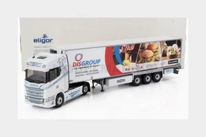 ELIGOR 118489 SCANIA - S500 SEMI FRIGO TRUCK CASSONATO CHEREAU TRANSPORTS BLANC - Imagen 1 de 2