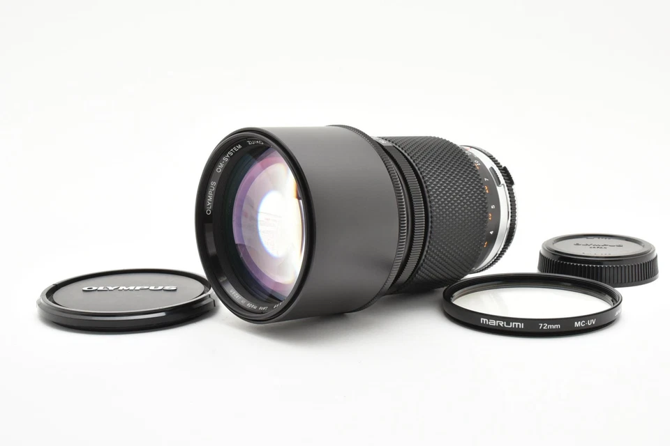 Late Model [MINT!] Olympus OM System Zuiko Auto-T 180mm F2.8 MF From JAPAN -1367 - Image 1 of 4